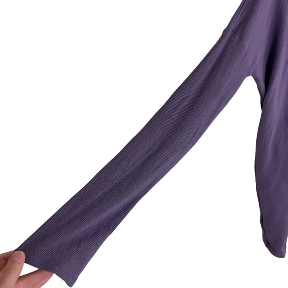 Athleta Purana Purple Violet Wrap Tunic Soft Sweatshirt Hoodie - Picture 14 of 16